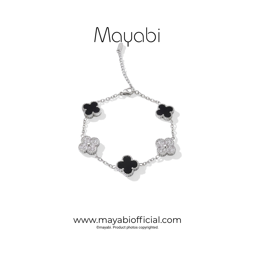 Mayabi Antique Charm – Silver Bracelet