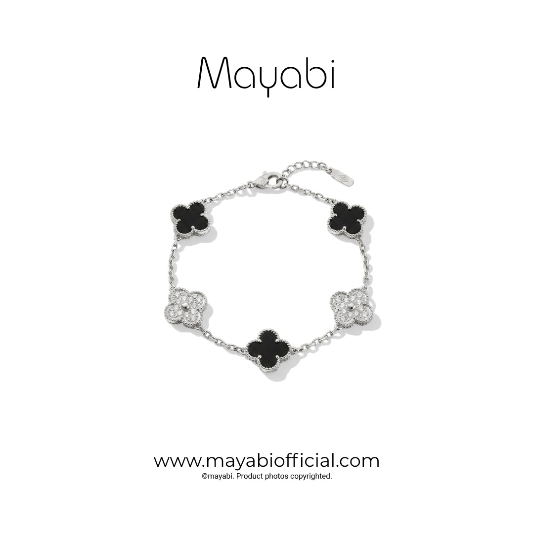 Mayabi Antique Charm – Silver Bracelet