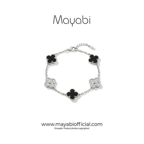 Mayabi Antique Charm – Silver Bracelet