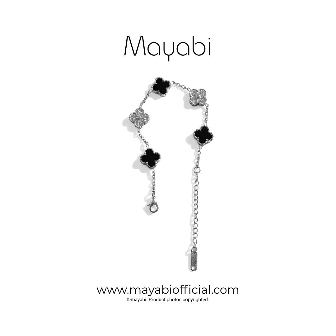 Mayabi Antique Charm – Silver Bracelet