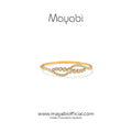 Mayabi Stellar Loop - 18K Gold Plated Bangle
