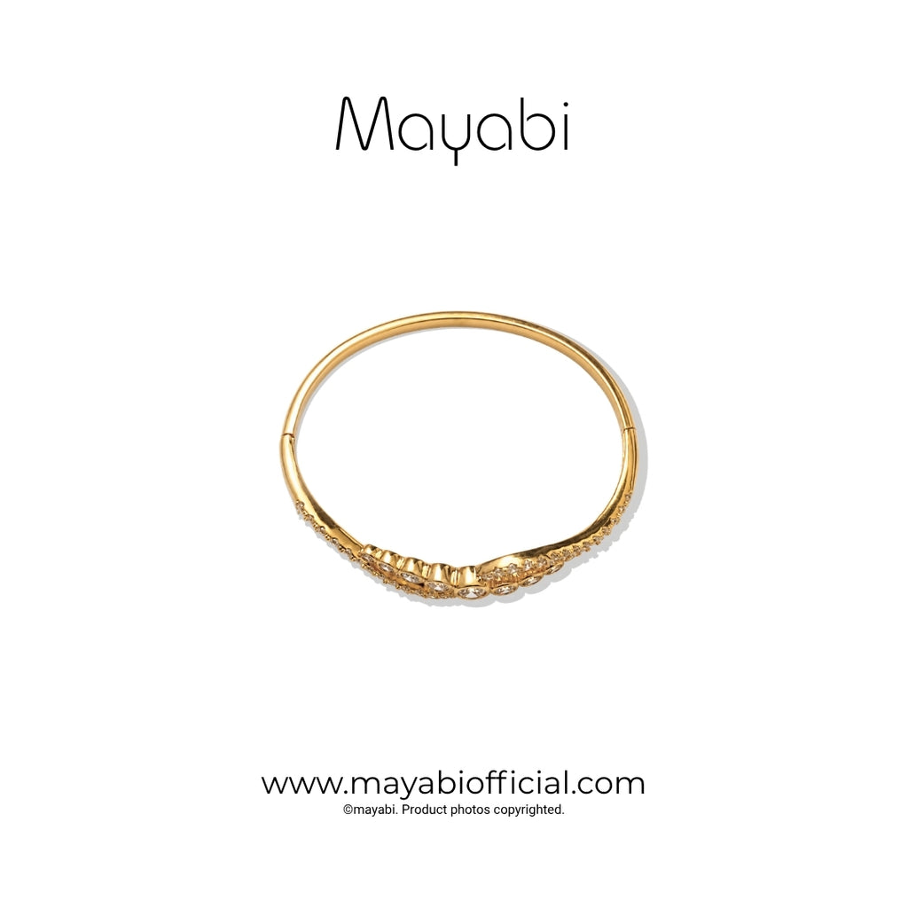 Mayabi Stellar Loop - 18K Gold Plated Bangle