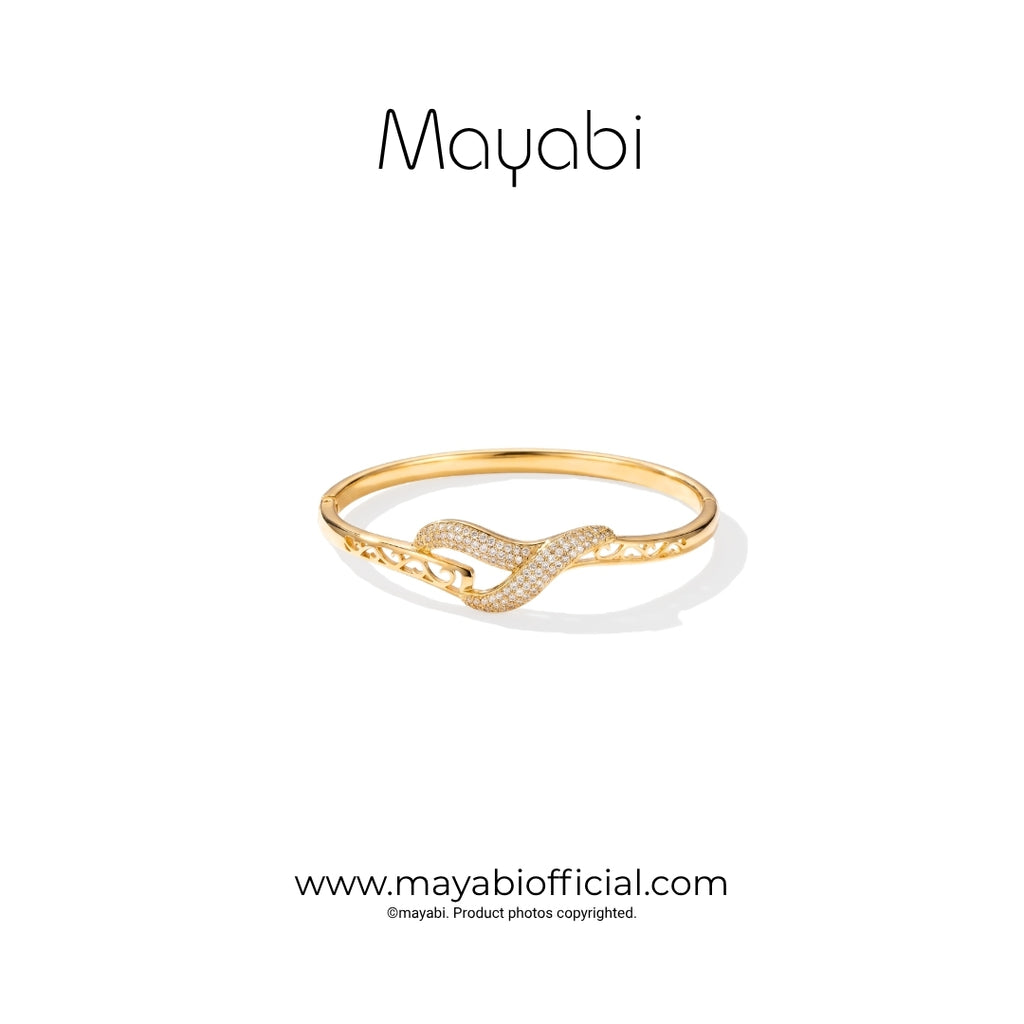 Mayabi Karis - 18K Gold Plated Bangle