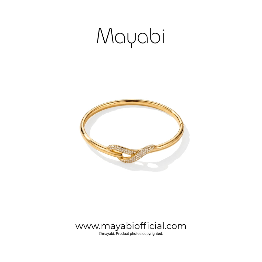 Mayabi Karis - 18K Gold Plated Bangle
