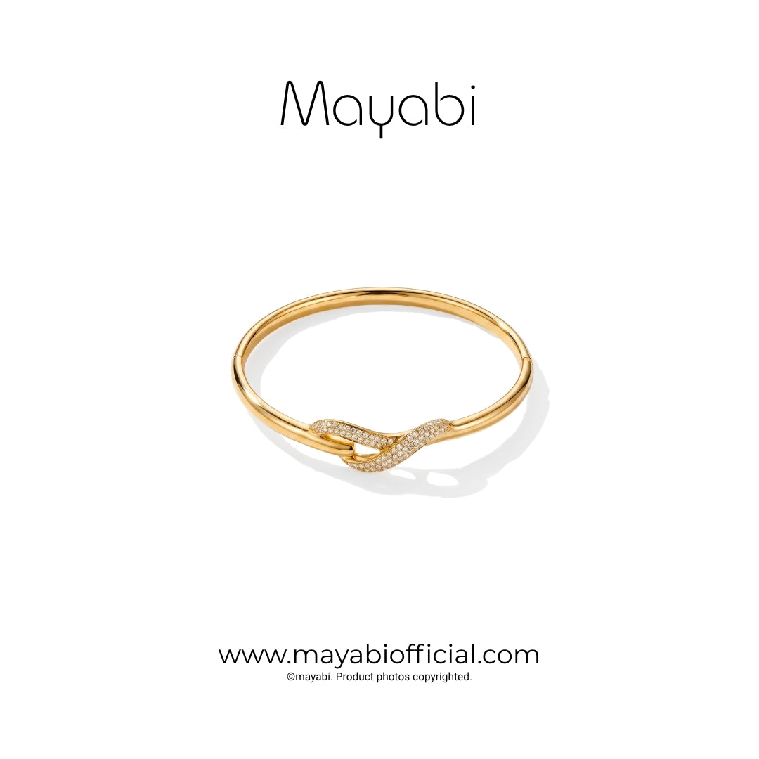 Mayabi Karis - 18K Gold Plated Bangle
