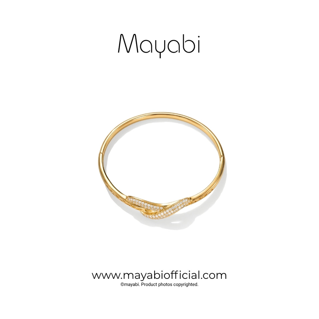 Mayabi Karis - 18K Gold Plated Bangle