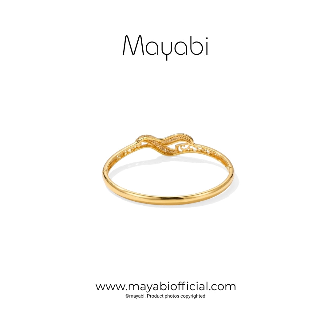 Mayabi Karis - 18K Gold Plated Bangle