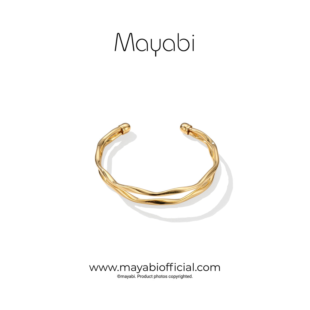 Mayabi Aqua – 18K Gold Plated Bracelet