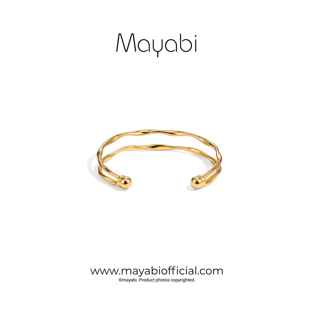 Mayabi Aqua – 18K Gold Plated Bracelet