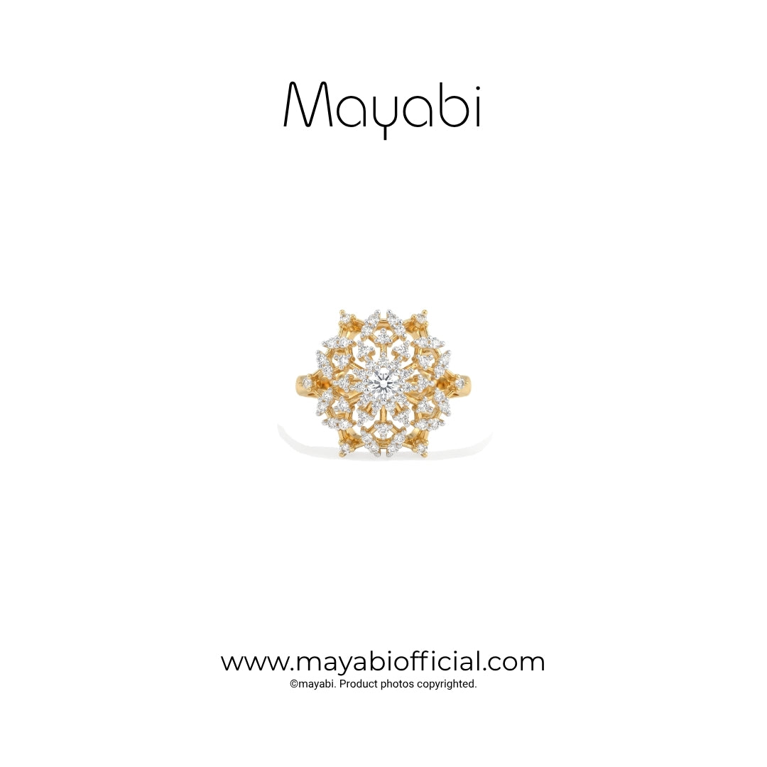 Mayabi Frostine - 18K Gold Plated Ring