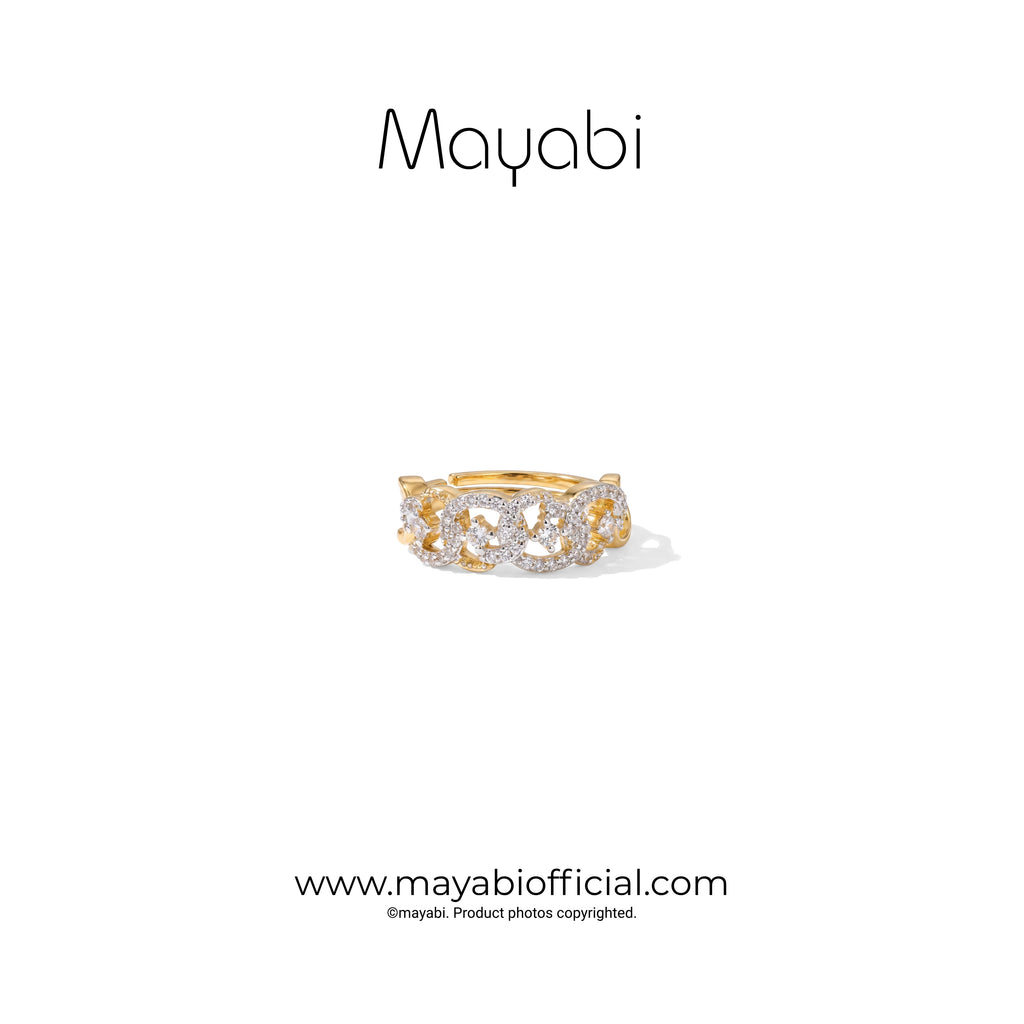 Mayabi Luxe Bloom - 18K Gold Plated Ring