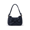 Leather Coquette Bow Shoulder Bag