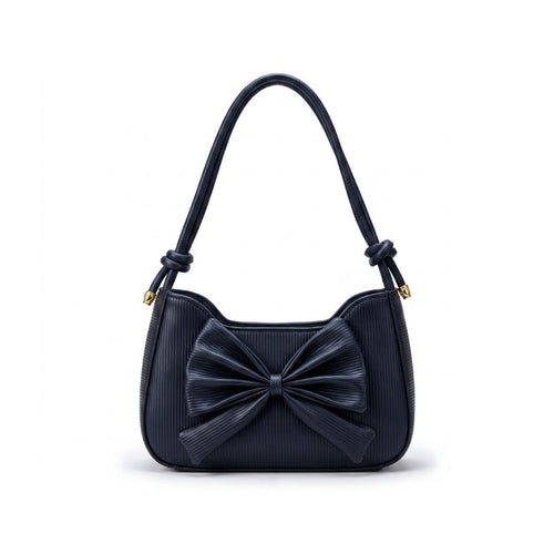 Leather Coquette Bow Shoulder Bag — Mayabi Official, image 1
