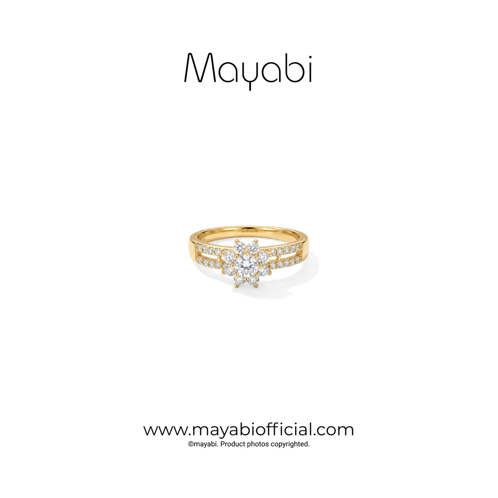 Mayabi Flora Gleam - 18K Gold Plated Ring