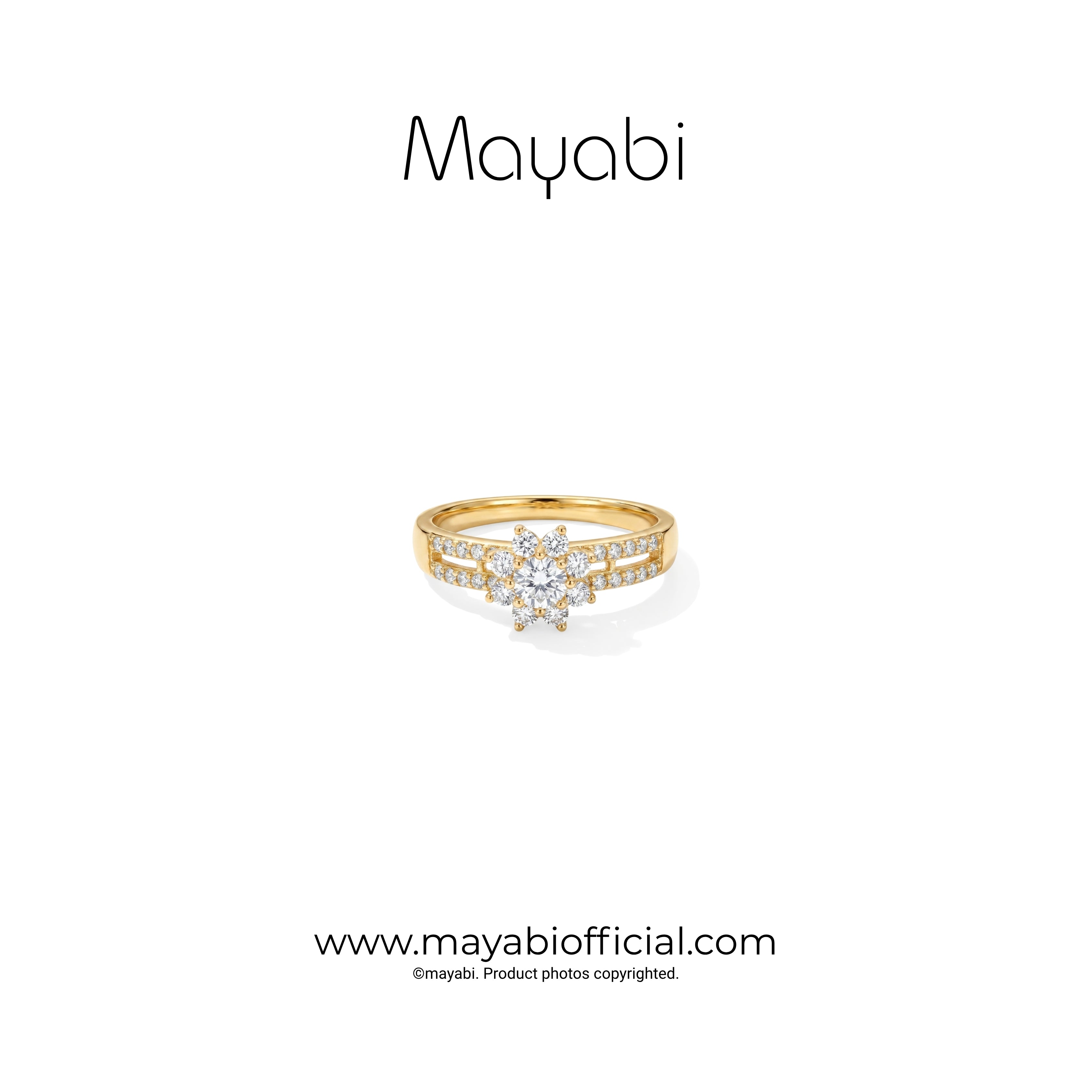 Mayabi Flora Gleam - 18K Gold Plated Ring