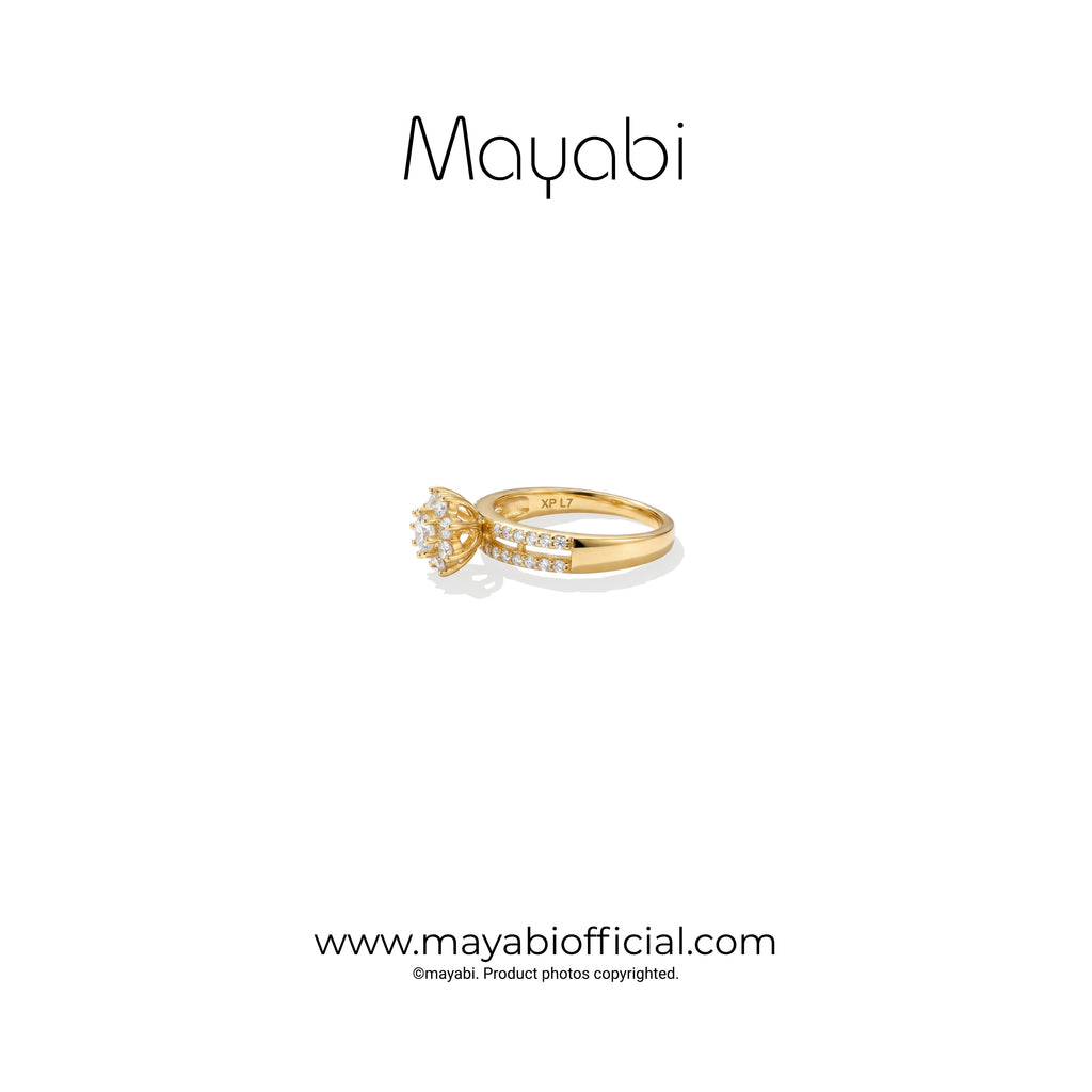 Mayabi Flora Gleam - 18K Gold Plated Ring