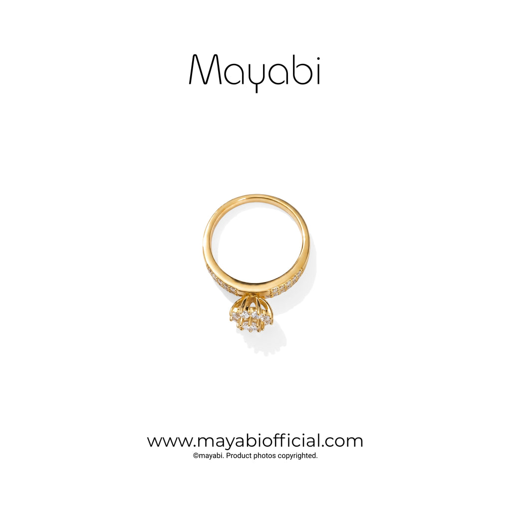 Mayabi Flora Gleam - 18K Gold Plated Ring