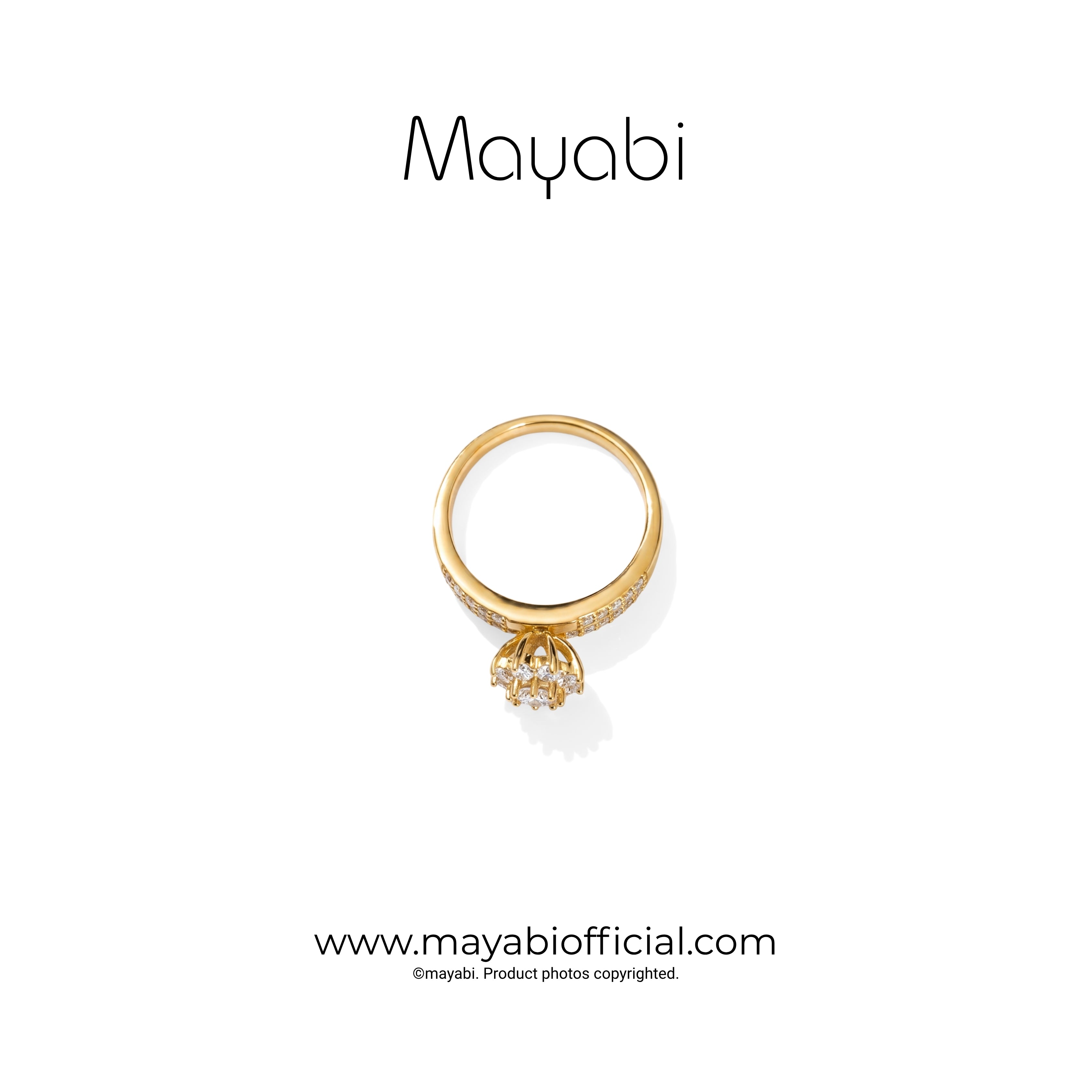 Mayabi Flora Gleam - 18K Gold Plated Ring