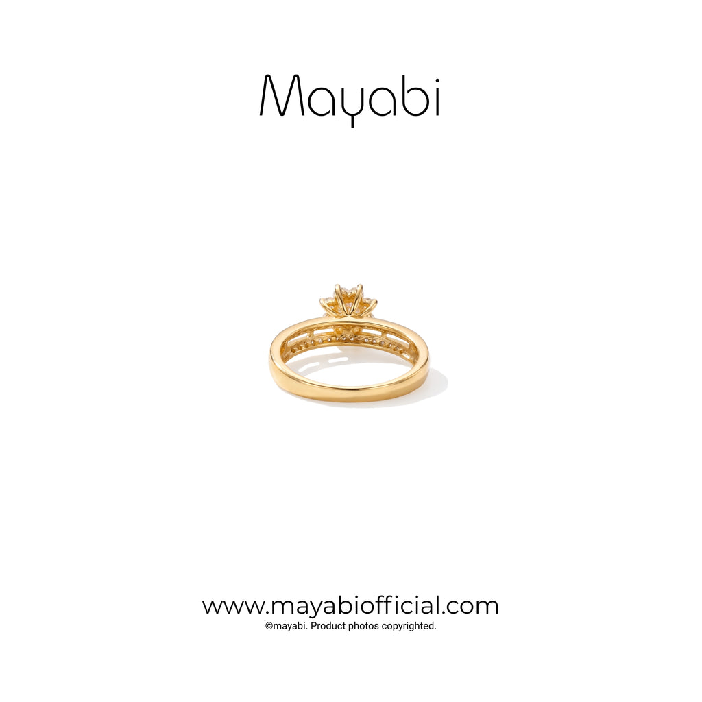 Mayabi Flora Gleam - 18K Gold Plated Ring