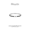 Mayabi Eternelle Noir –  Black Crystal Bracelet
