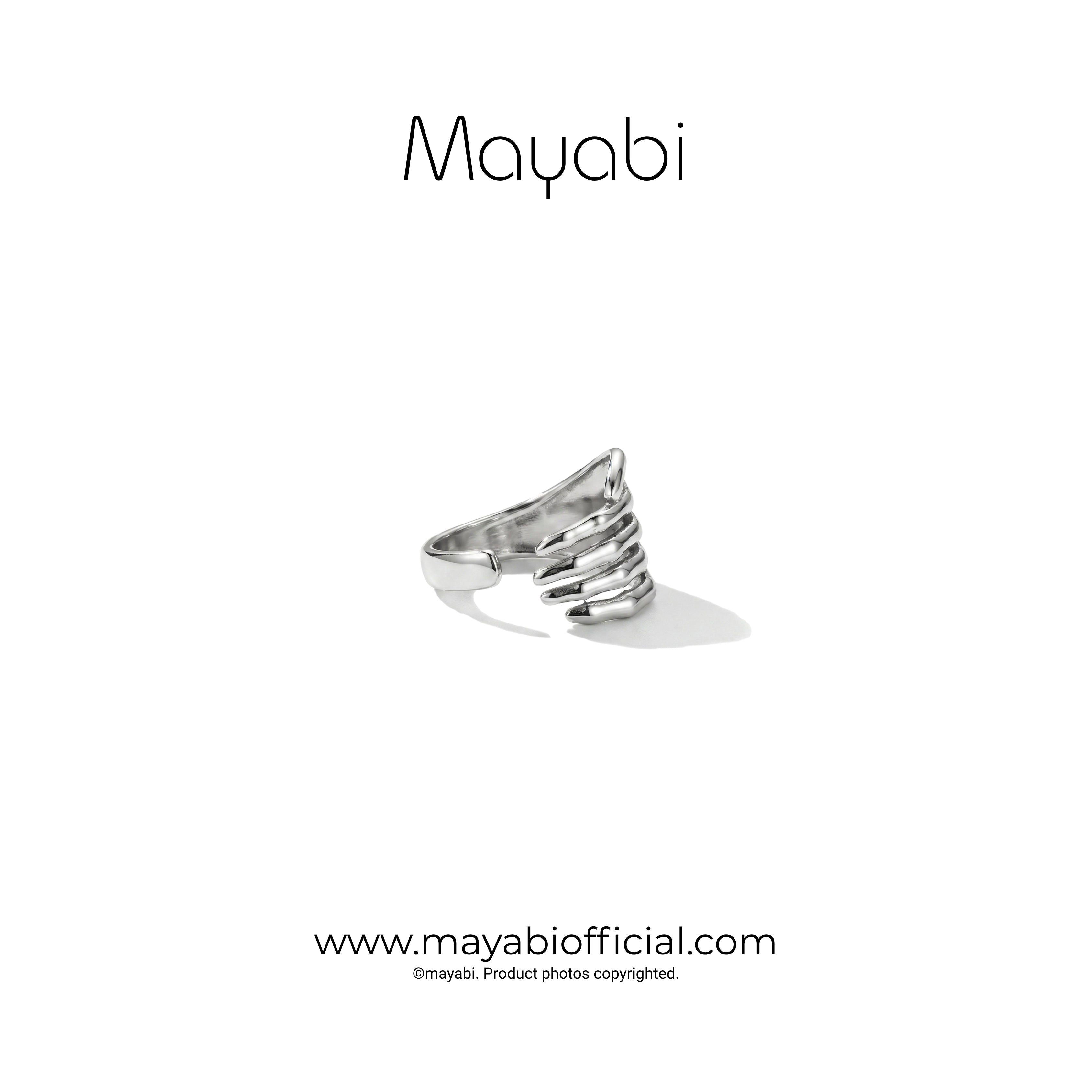Mayabi Angel Wing - Silver Ring