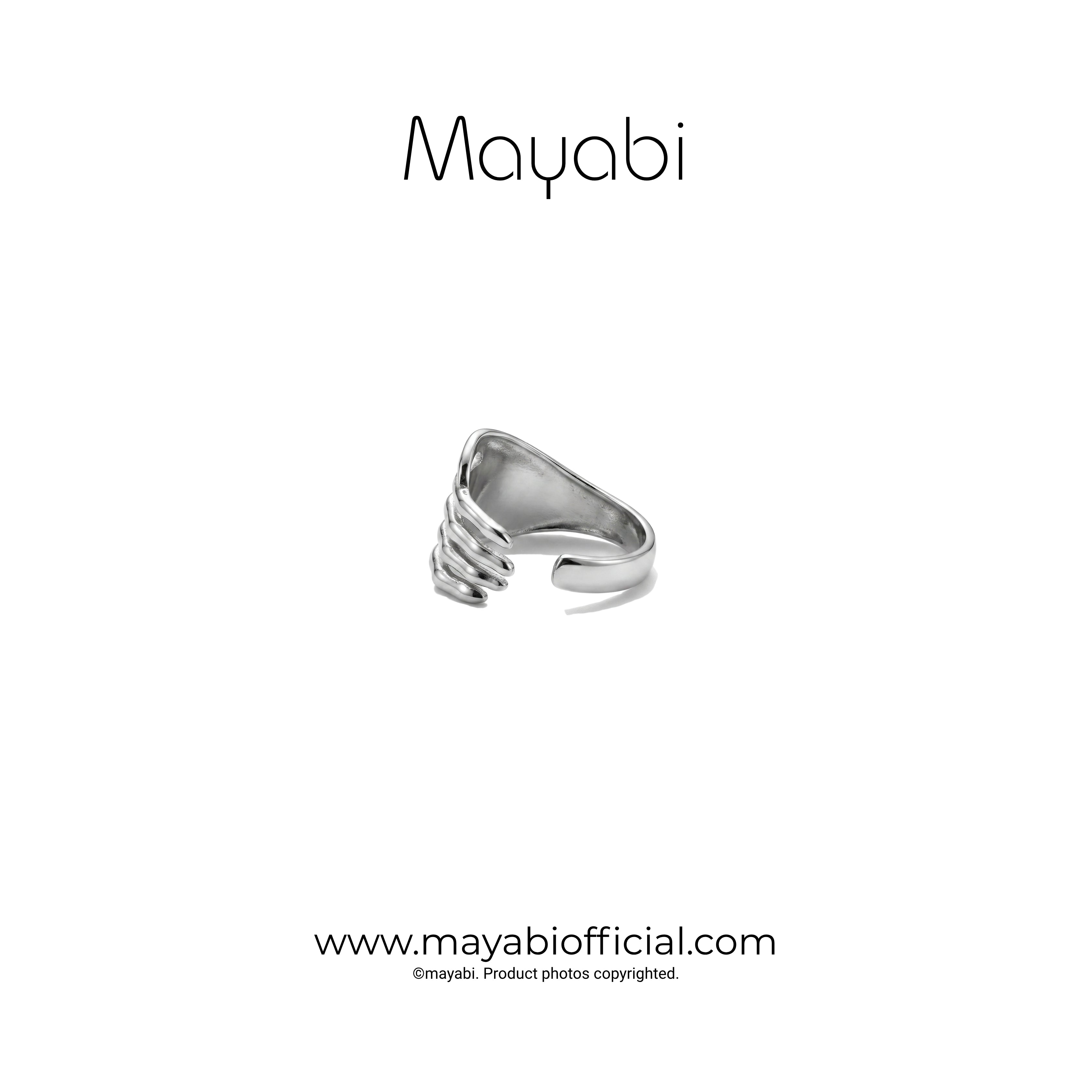 Mayabi Angel Wing - Silver Ring