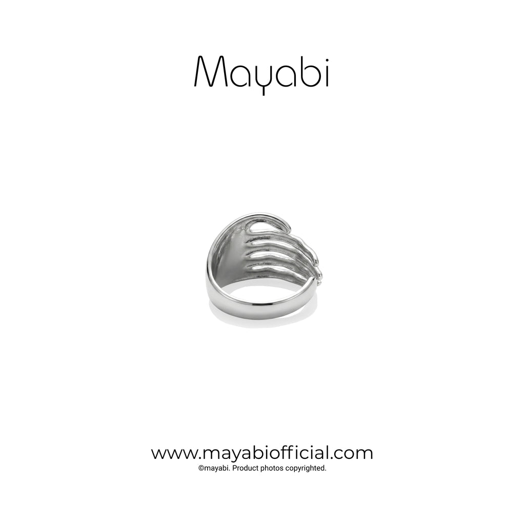 Mayabi Angel Wing - Silver Ring