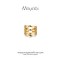 Mayabi Bella Wave - 18K Gold Plated Ring