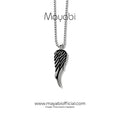 Mayabi Seraphina Angel Wing - Silver Pendant With Chain