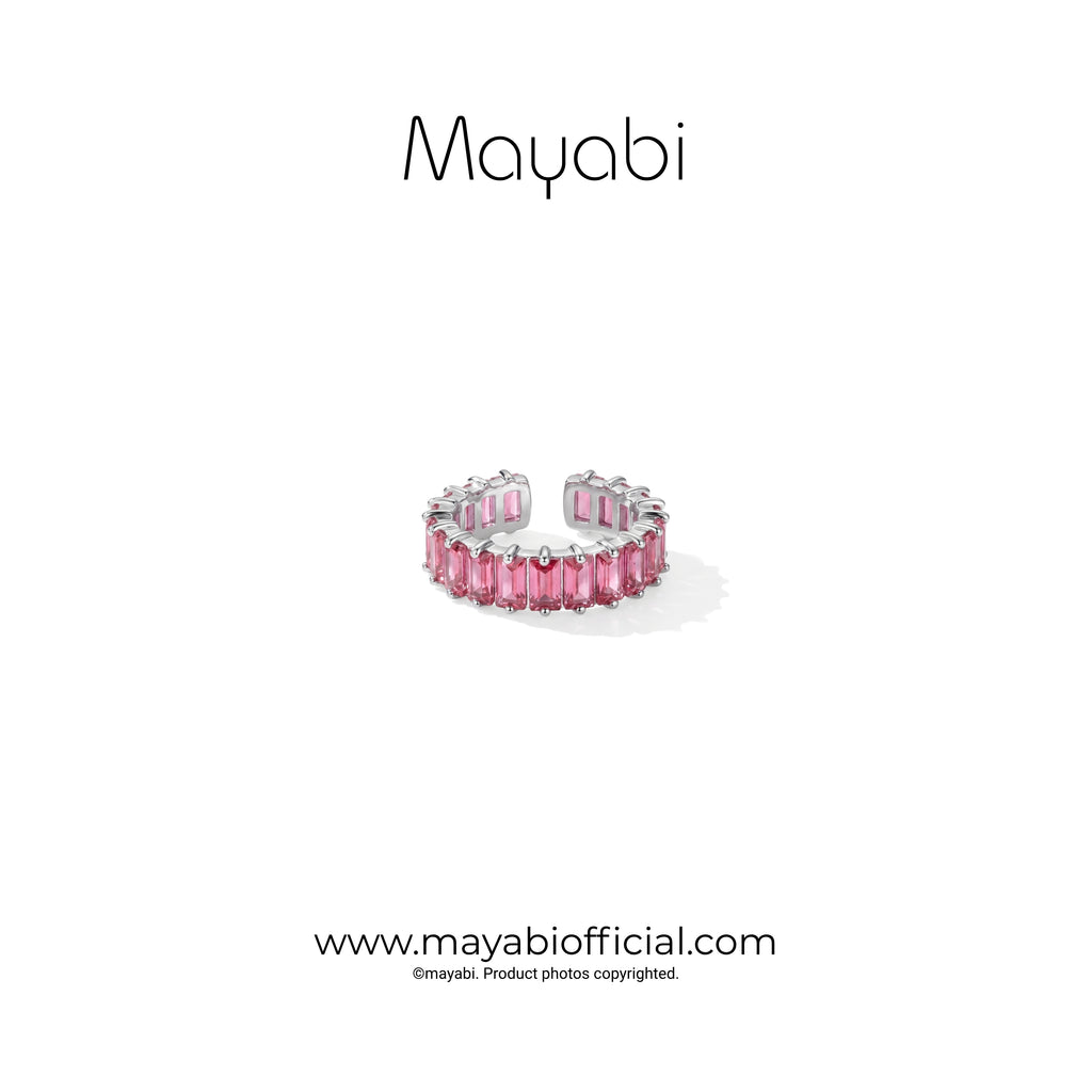 Mayabi Rose  Spark - Silver Ring