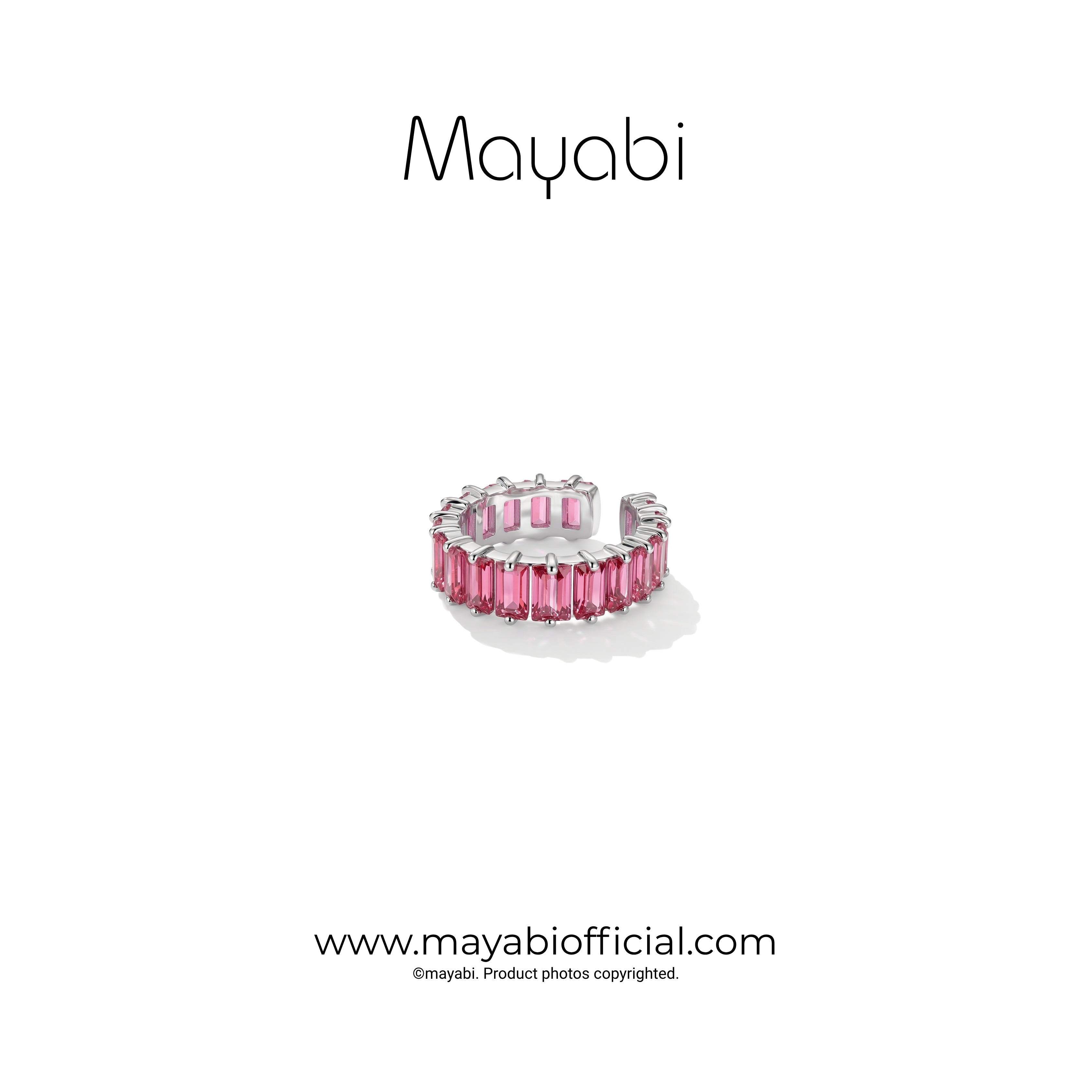 Mayabi Rose  Spark - Silver Ring