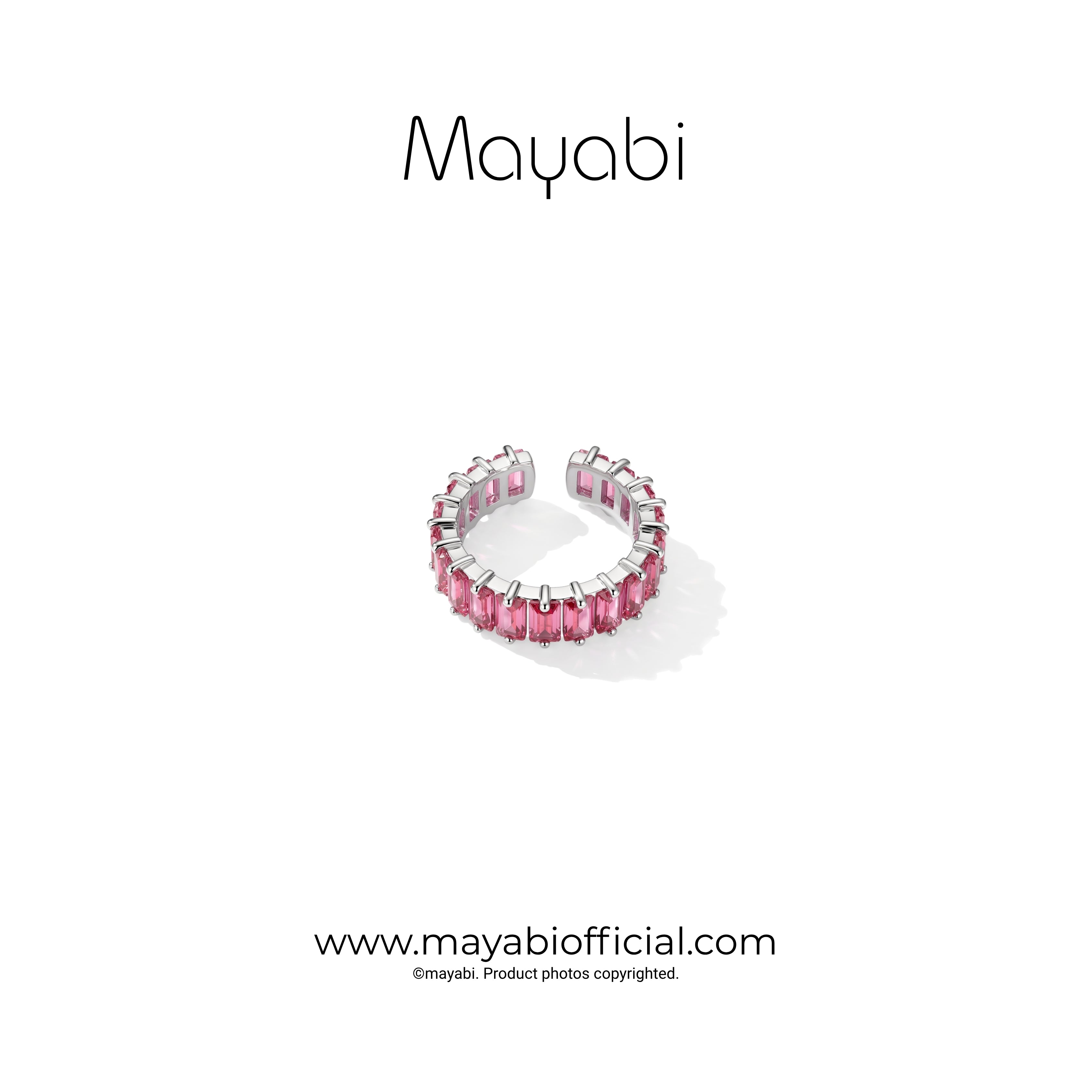 Mayabi Rose  Spark - Silver Ring