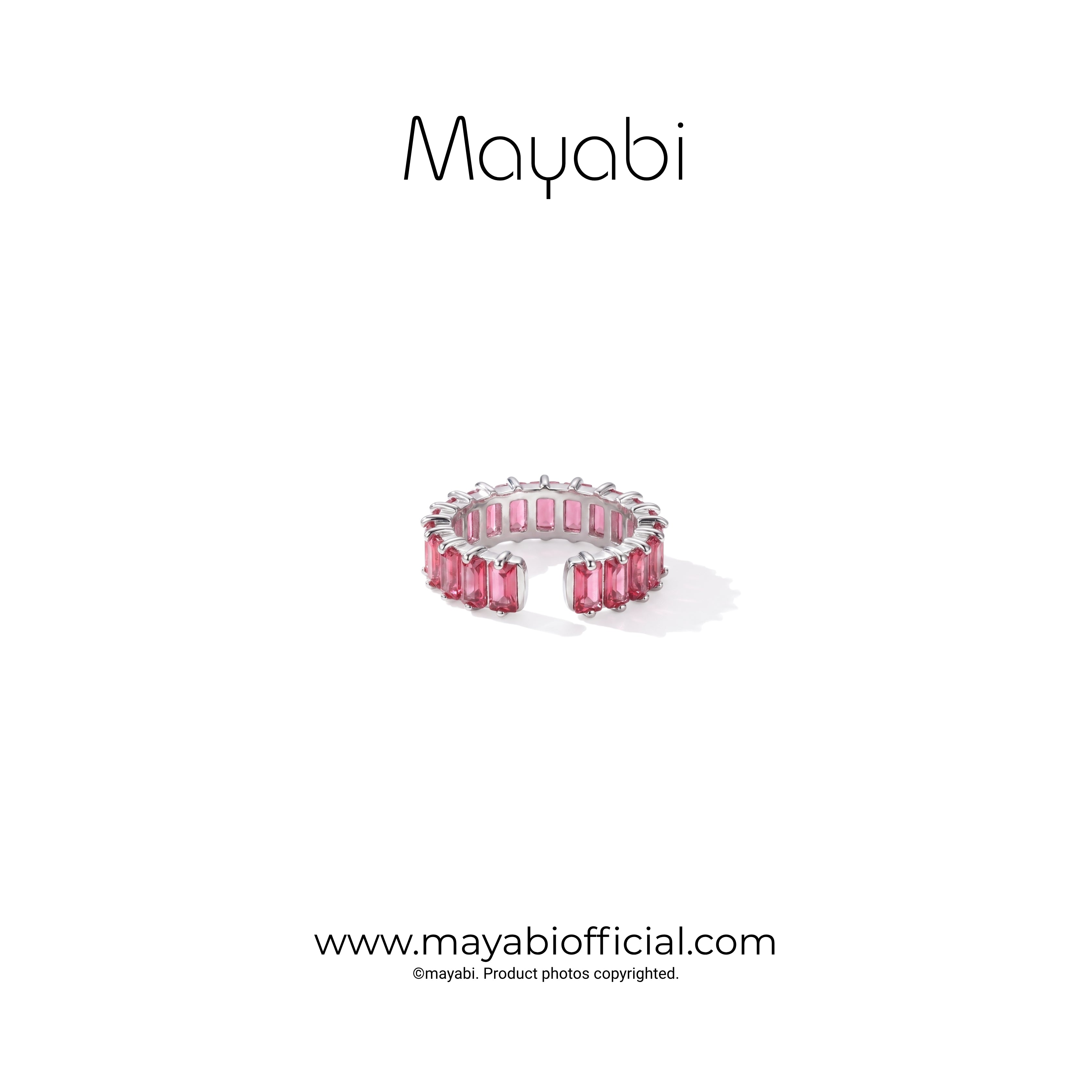 Mayabi Rose  Spark - Silver Ring