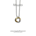 Mayabi Aurelia Trinity Ring Pendant With Chain