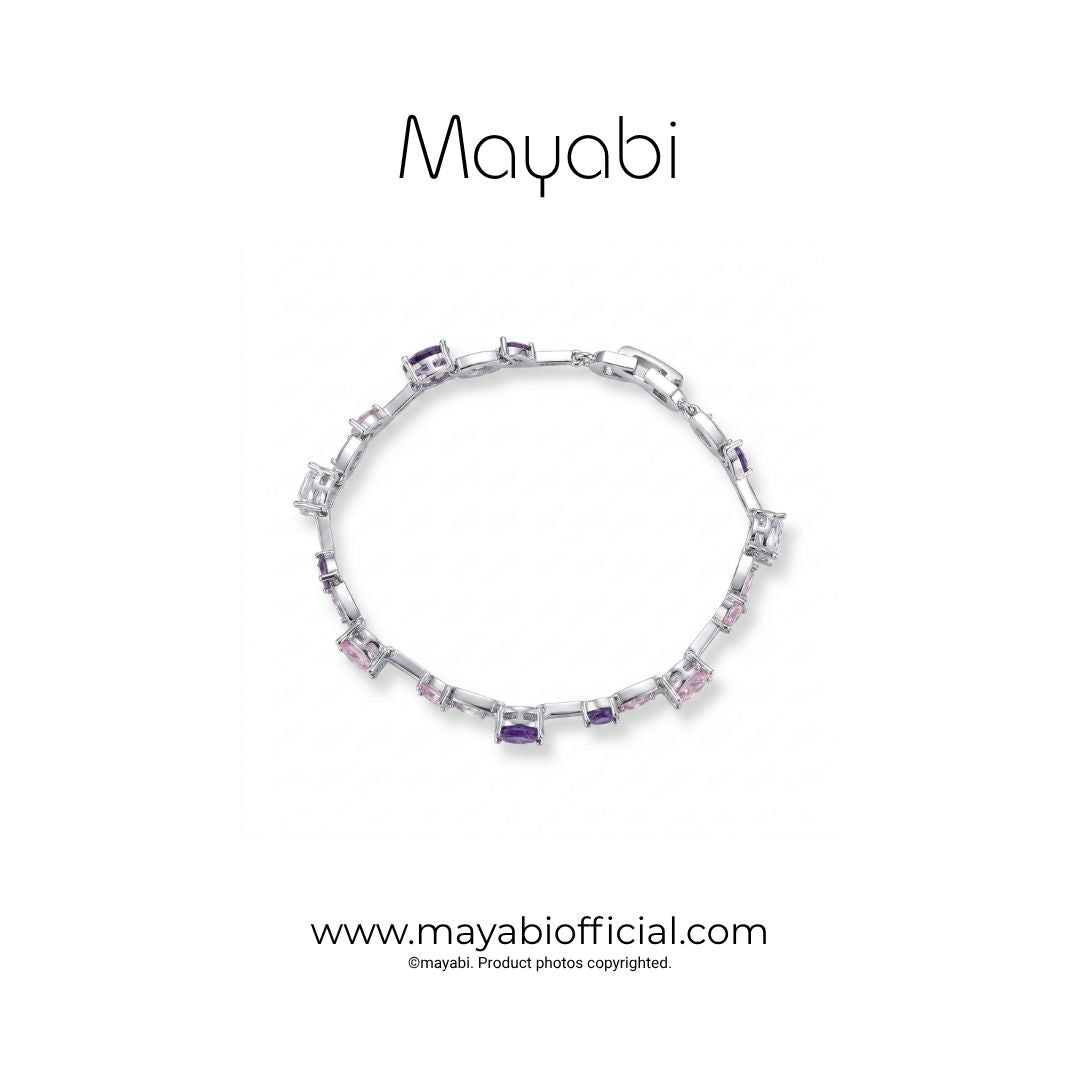 Mayabi Fleur de Vigne —  Silver Plated Bracelet