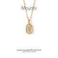 Mayabi Pearl Flora - 18K Gold Plated Necklace