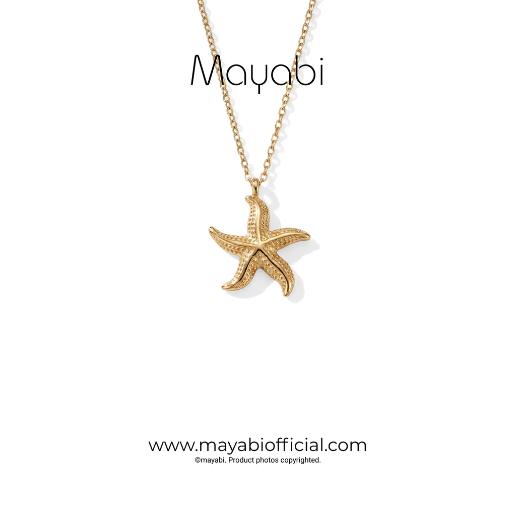 Mayabi Ocean Star - 18K Gold Plated Necklace