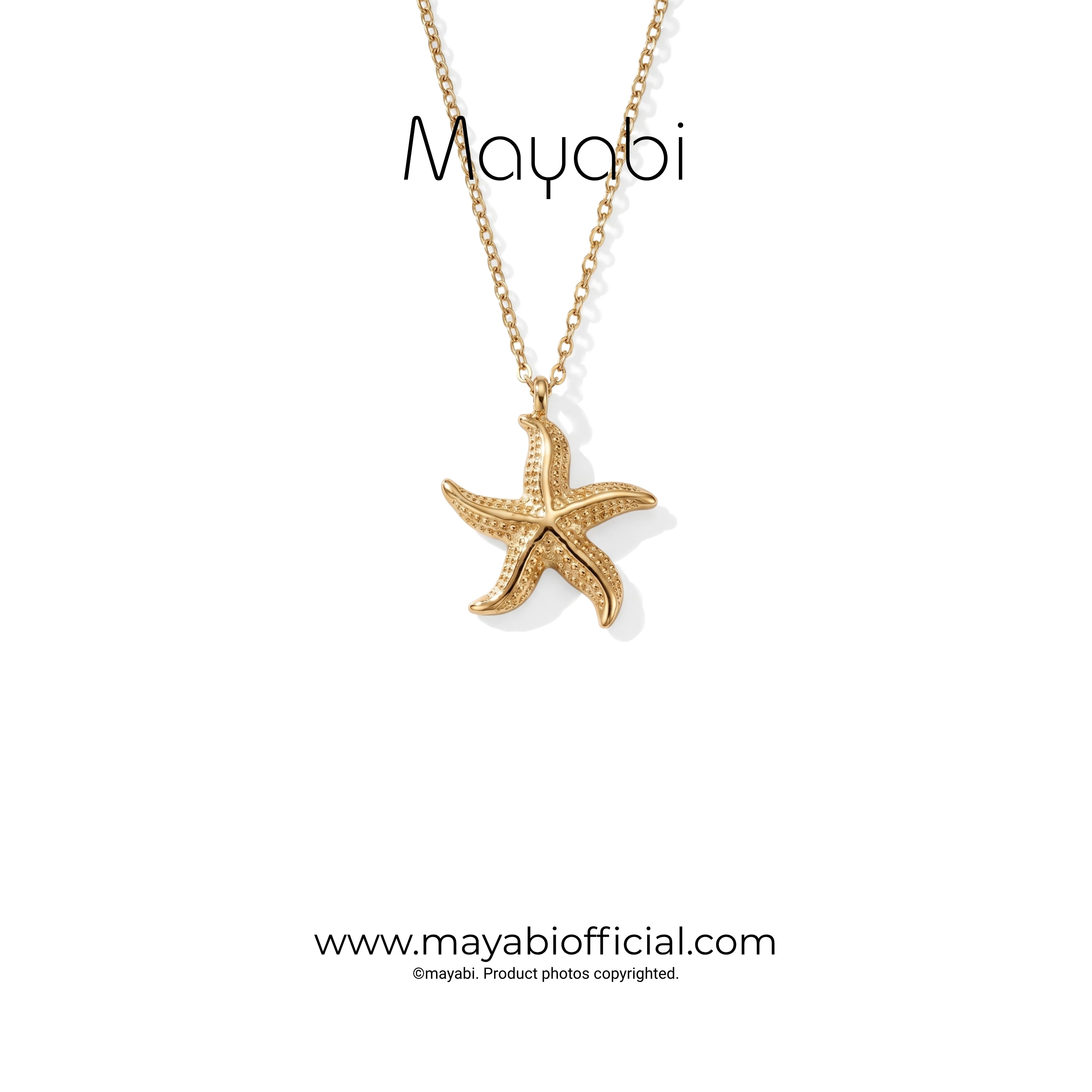 Mayabi Ocean Star - 18K Gold Plated Necklace