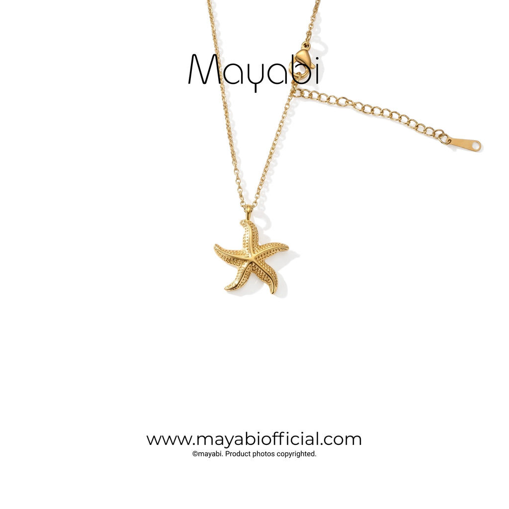 Mayabi Ocean Star - 18K Gold Plated Necklace