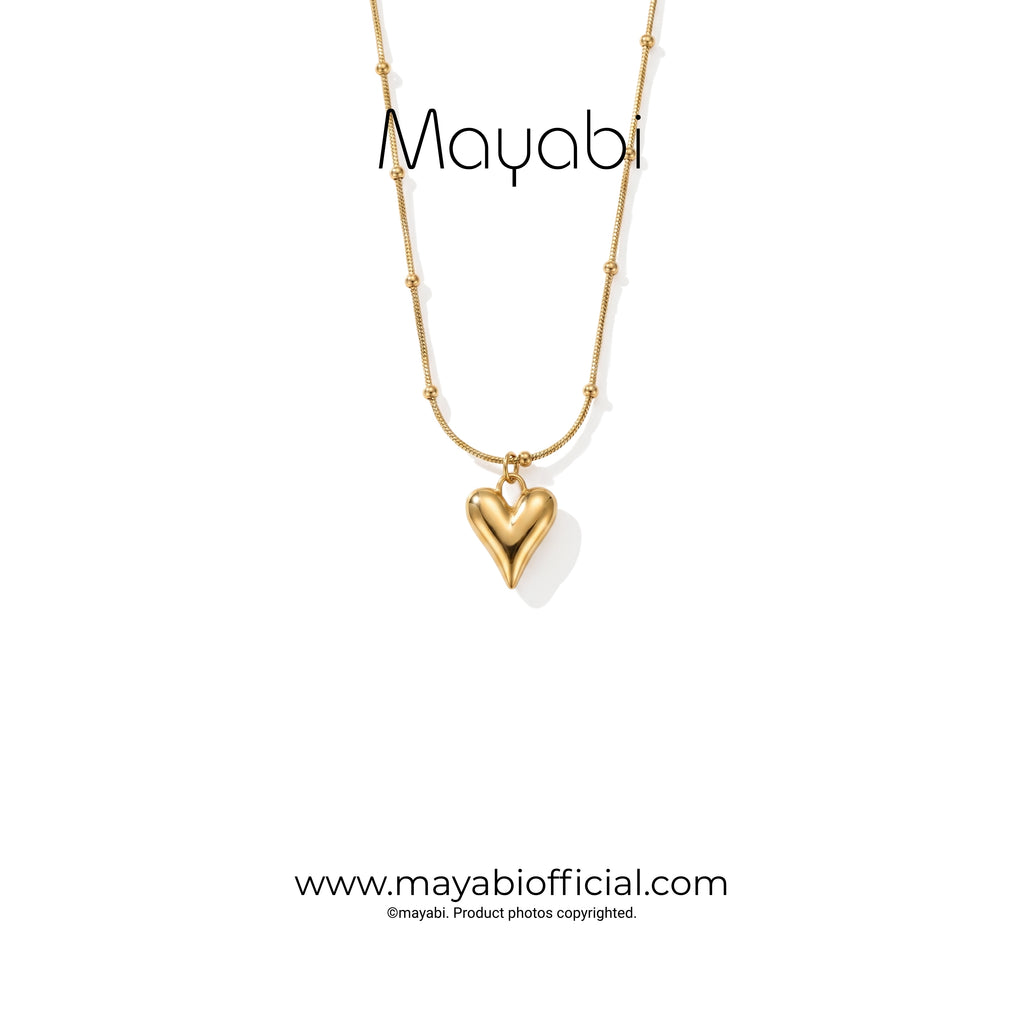Mayabi Rosy - 18K Gold Plated Necklace