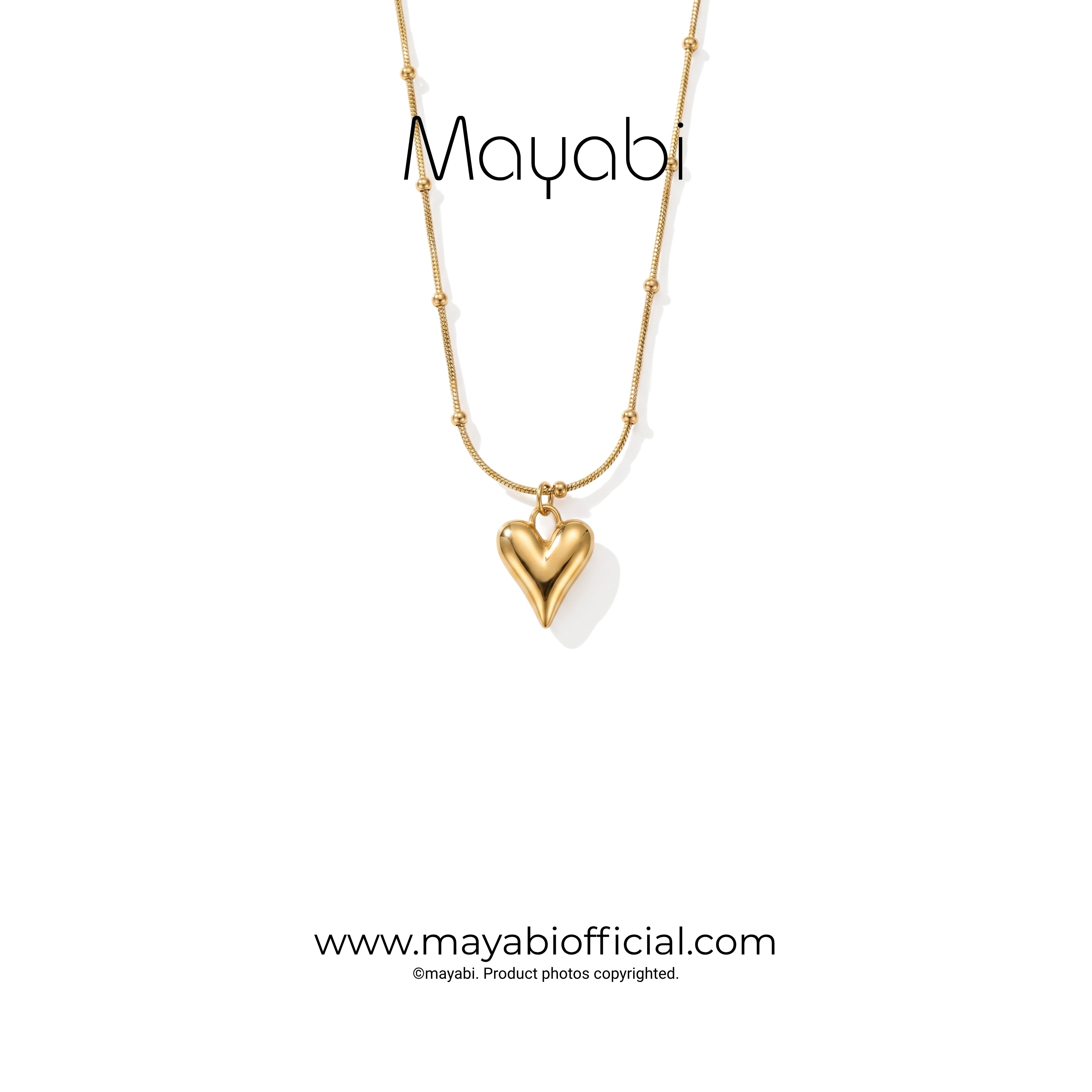 Mayabi Rosy - 18K Gold Plated Necklace