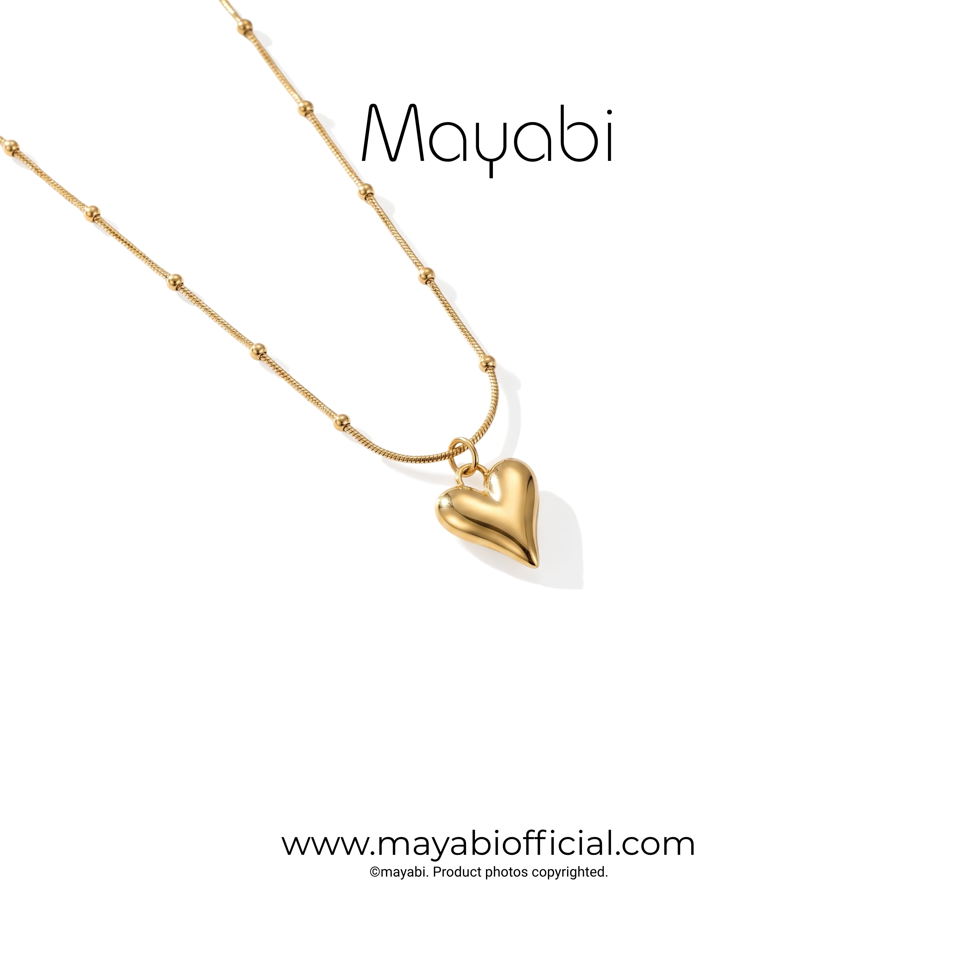 Mayabi Rosy - 18K Gold Plated Necklace