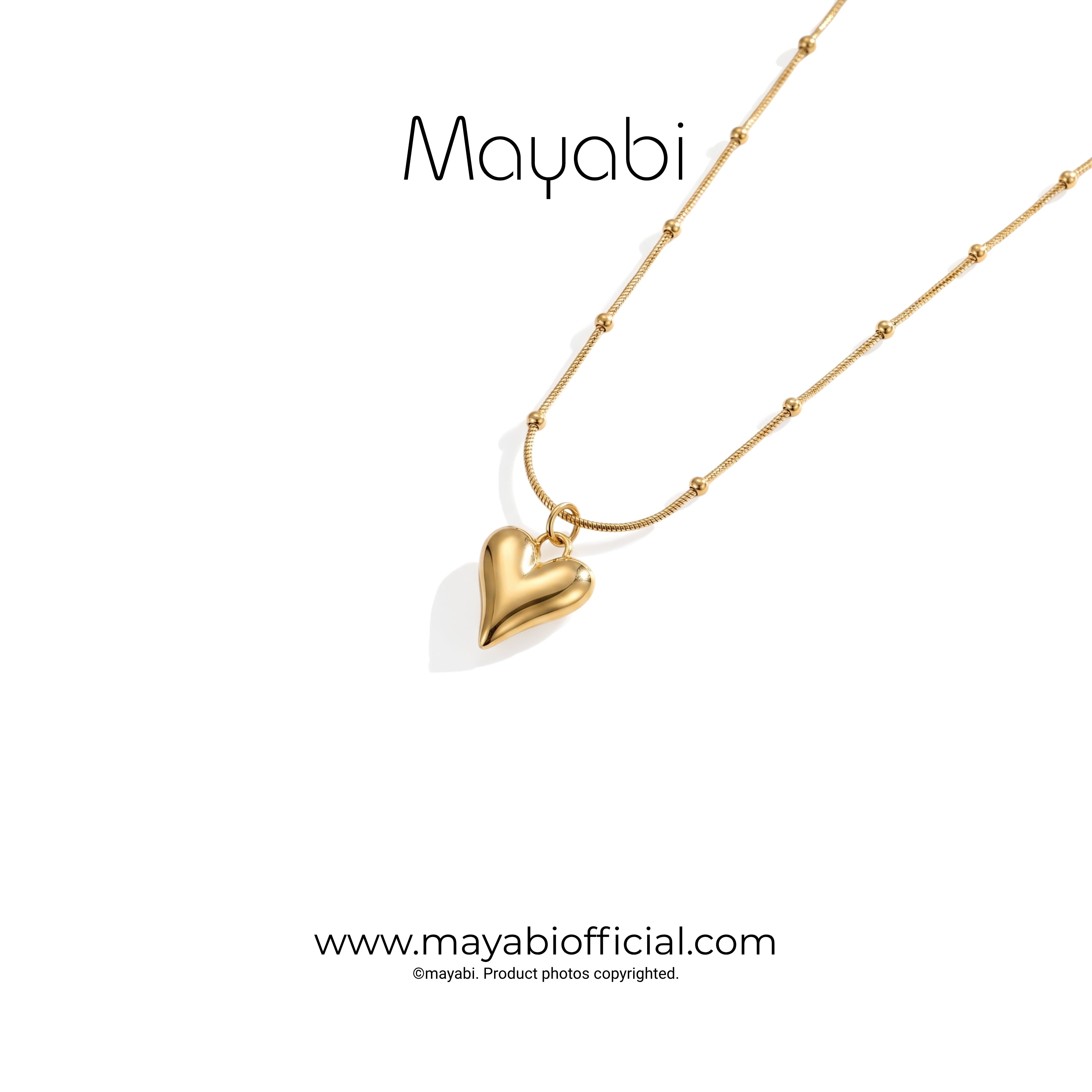 Mayabi Rosy - 18K Gold Plated Necklace