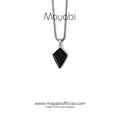 Mayabi Layla Onyx  Pendant With Chain