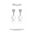 Mayabi Imperial Ivory - Silver Earrings