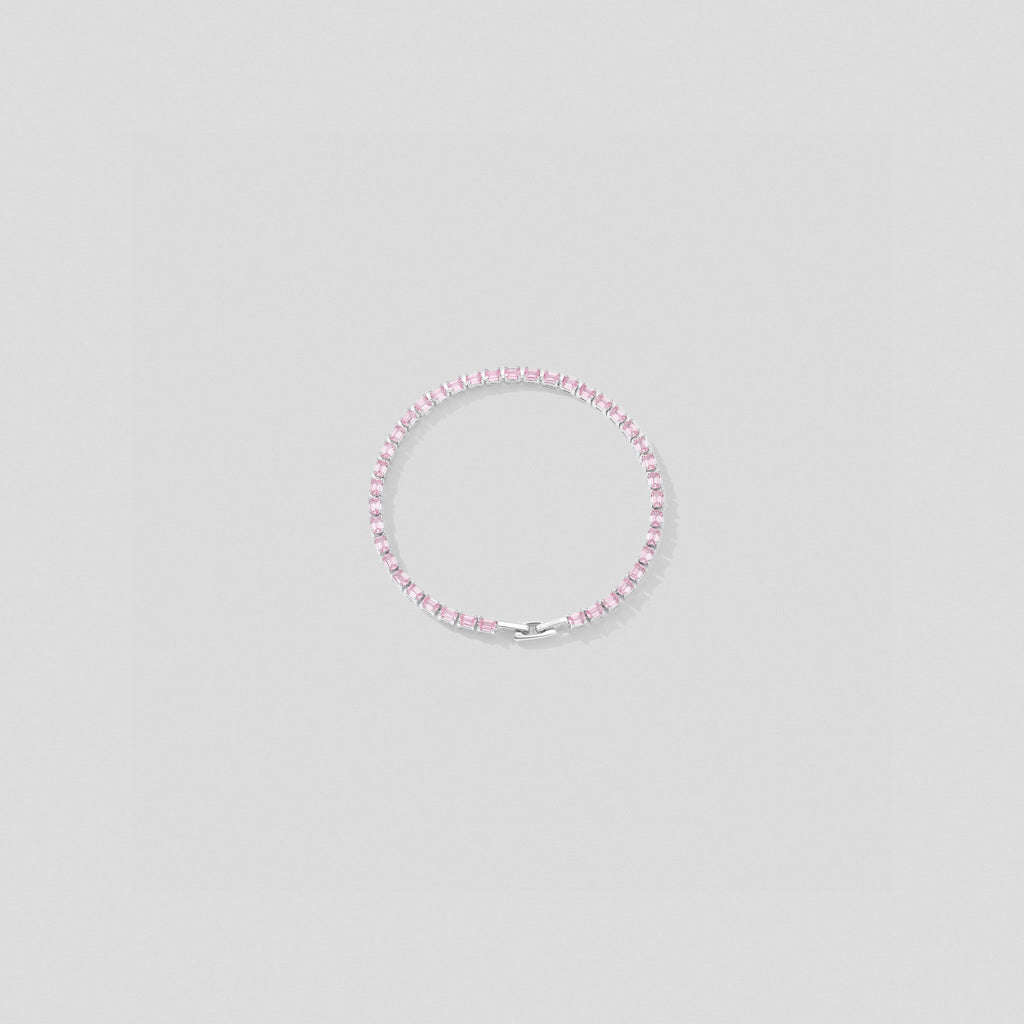 Eternelle Noir –  Pink Crystal Bracelet