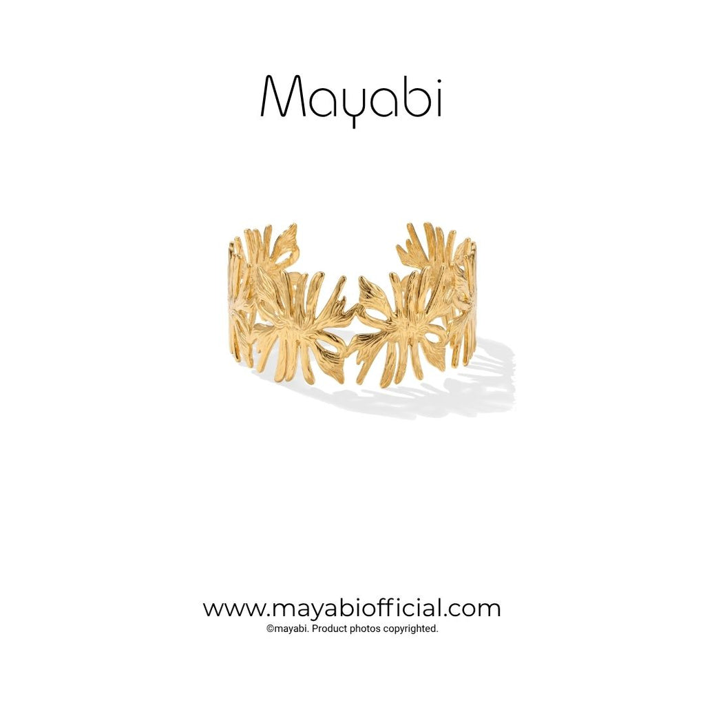 Mayabi Champa - 18K Gold Plated Bracelet