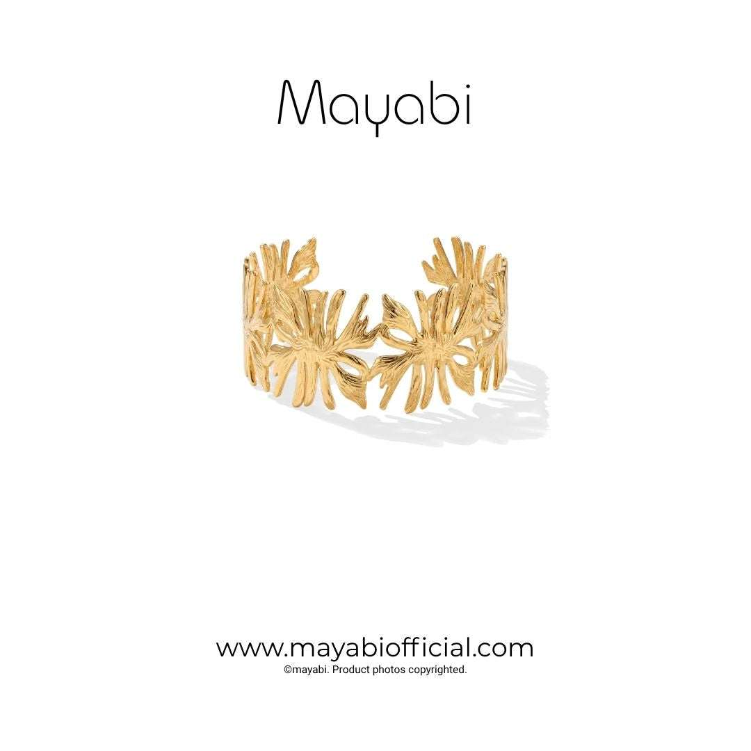 Mayabi Champa - 18K Gold Plated Bracelet