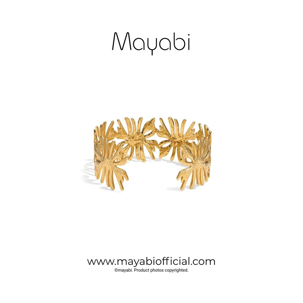 Mayabi Champa - 18K Gold Plated Bracelet
