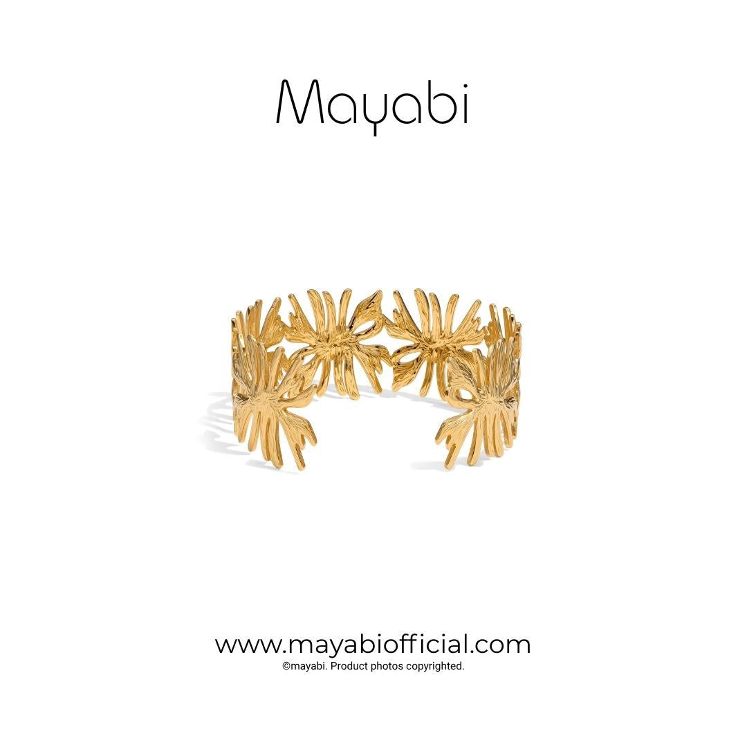 Mayabi Champa - 18K Gold Plated Bracelet